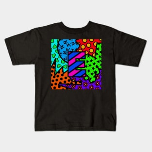 Alphabet Series - Letter E - Bright and Bold Initial Letters Kids T-Shirt